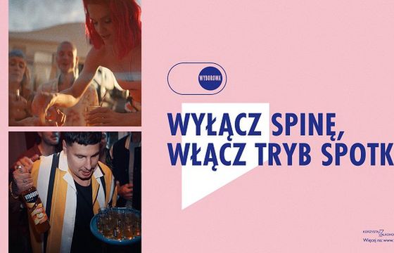 Margaret i White 2115 w reklamie Wyborowej