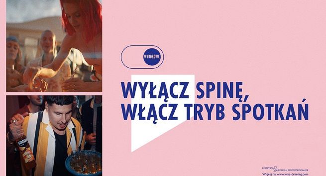 Margaret i White 2115 w reklamie Wyborowej