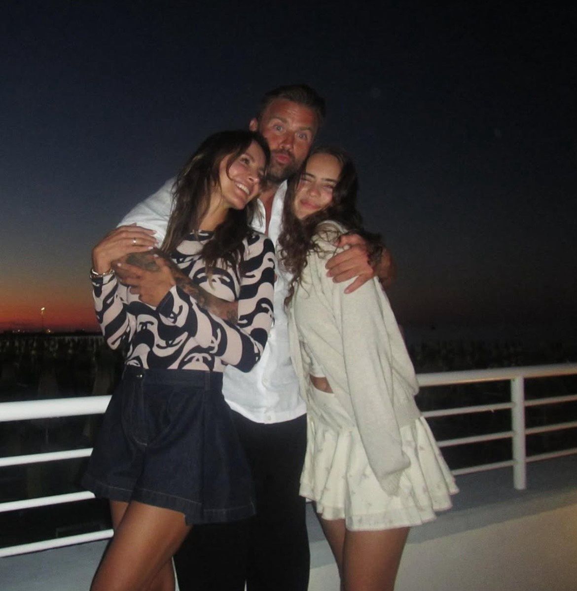 Sara i Artur Borucowie z Oliwią 