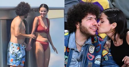 Selena Gomez w bikini i Benny Blanco bez koszulki bawią się w najlepsze na luksusowym jachcie (FOTO)