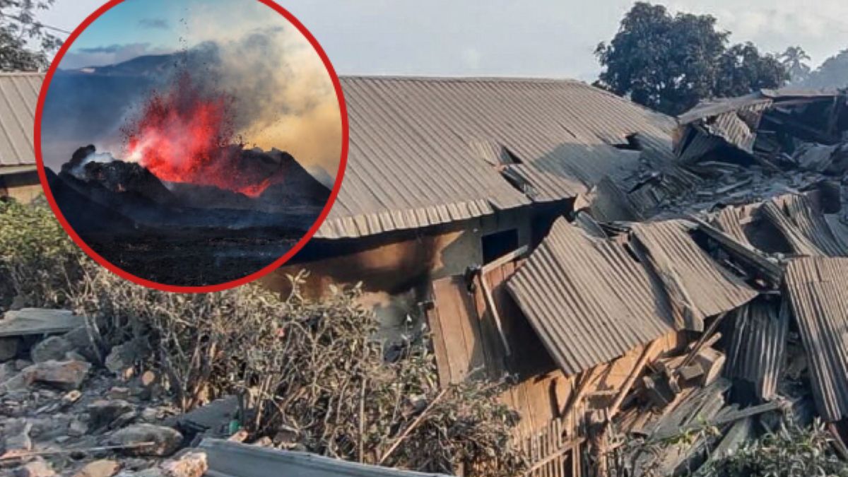 Skutki erupcji wulkanu w Indonezji