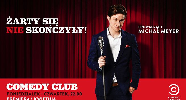„Comedy Club 3” od 1 kwietnia w Comedy Central. Prowadzi Michał Meyer