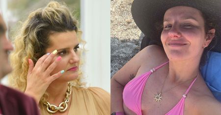 Odziana w bikini Zofia Zborowska tłumaczy, dlaczego się nie opala: "JESTEM PO CZERNIAKU"