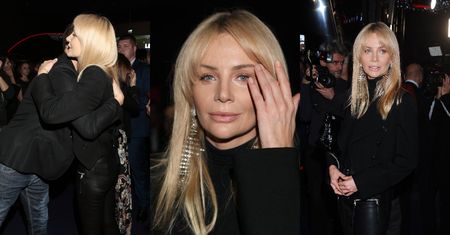 Agnieszka Woźniak-Starak pojawiła się na premierze filmu "Ukryta gra" (ZDJĘCIA)