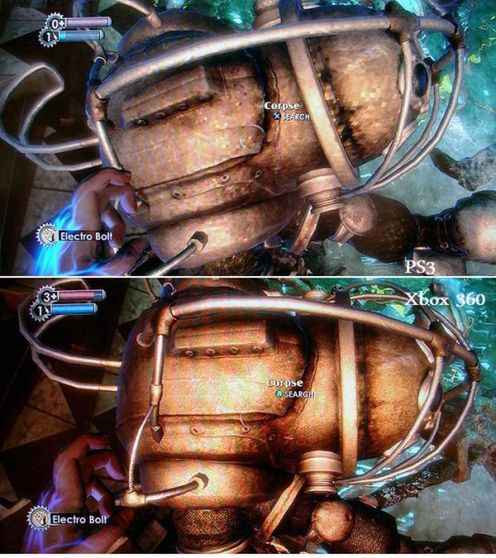 Bioshock na PS3 wygląda gorzej?