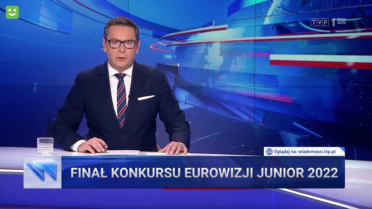 W "Wiadomościach" ukazał się 1,5-minutowy materiał na temat Eurowizji Junior