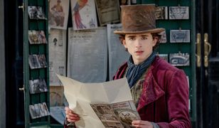 Timothée Chalamet jako uwielbiany na całym świecie Willy Wonka