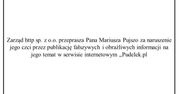 Przeprosiny dla Pana Mariusza Pujszo