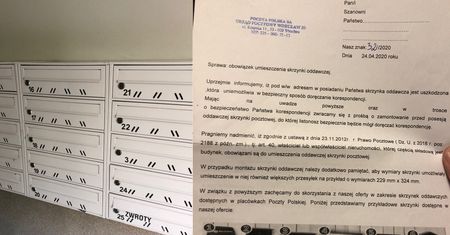 Uszkodzona skrzynka na listy. Poczta Polska wzywa do naprawienia usterki