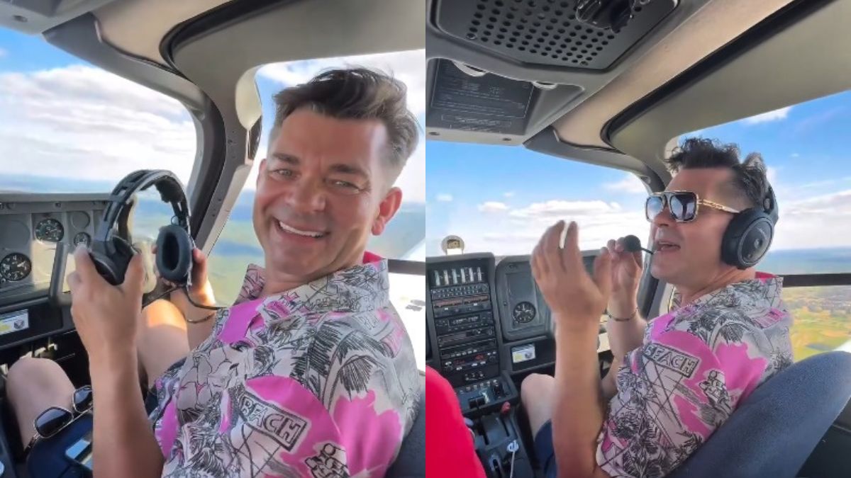 Zenek Martyniuk dodał nagranie z awionetki. Fani komentują