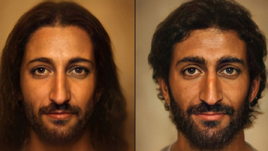 Portret Jezusa Chrystusa z wykorzystaniem algorytmów AI
