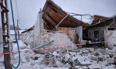 Fatalne skutki zalegającego śniegu. Konstrukcja zawaliła się