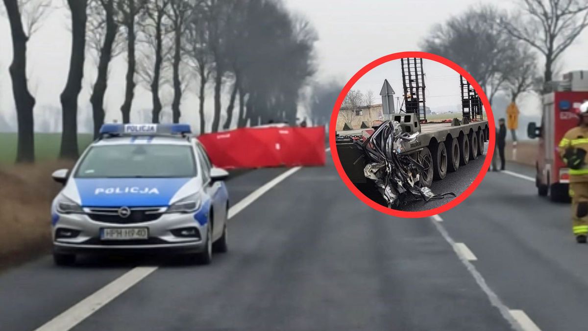 Wypadek pod Sierpcem. Nie żyją dwie osoby