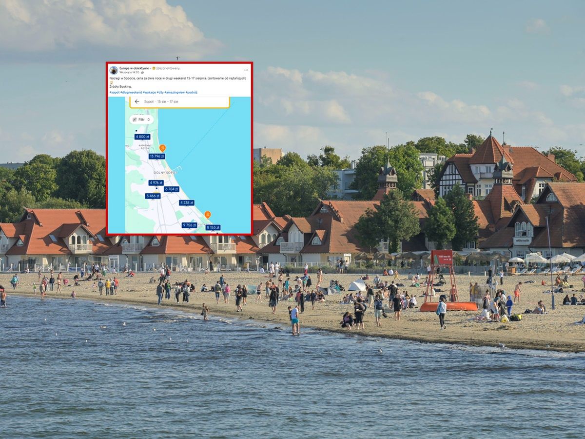 13 tysięcy za dwie noce. Pokazali ceny nad Bałtykiem