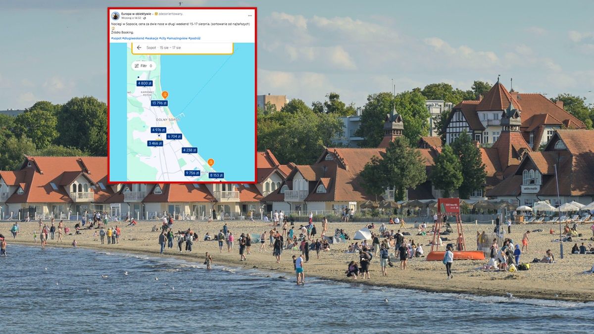 Ceny nad Bałtykiem w Sopocie i Gdańsku.