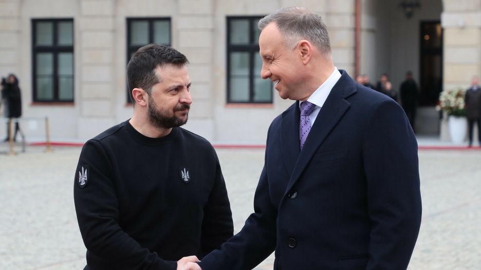 Prezydent Ukrainy Wołodymyr Zełenski z wizytą w Polsce