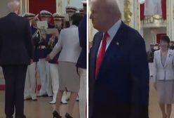 Trump złamał protokół? Prezydent USA pogubił się w Japonii