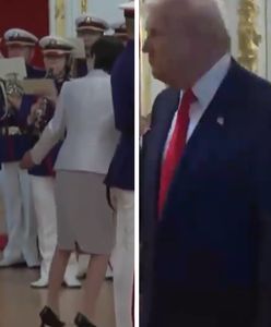Trump złamał protokół? Prezydent USA pogubił się w Japonii