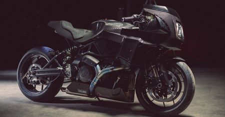 Indian FTR Black Swan to custom z czarną duszą