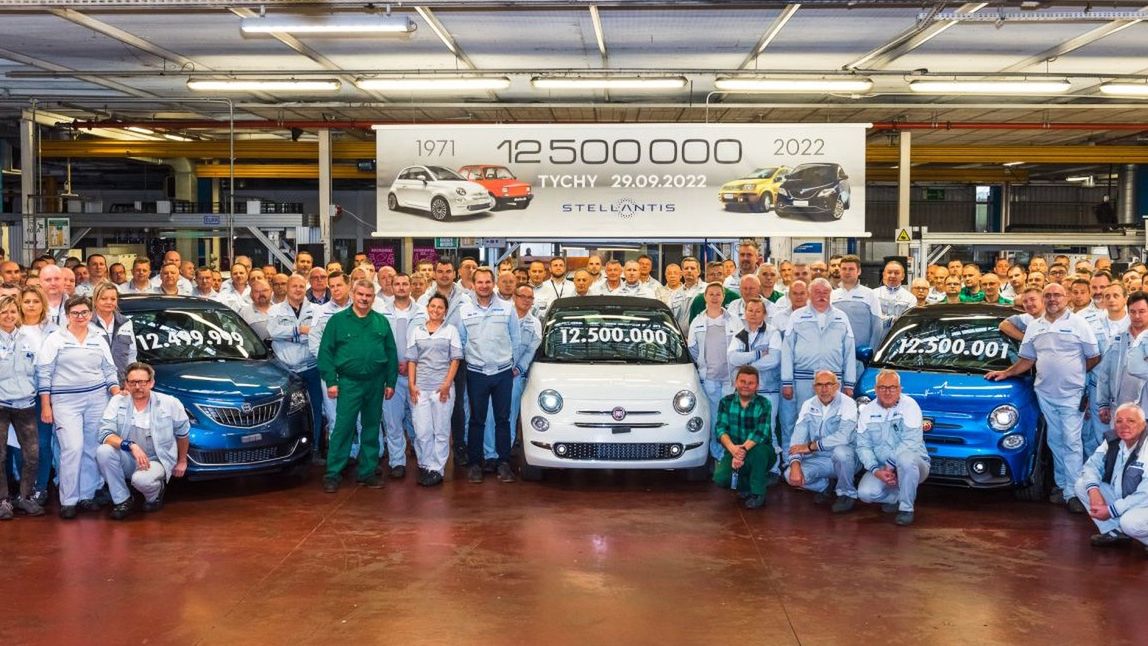 Fiat 500 został jubileuszowym egzemplarzem tyskiej fabryki