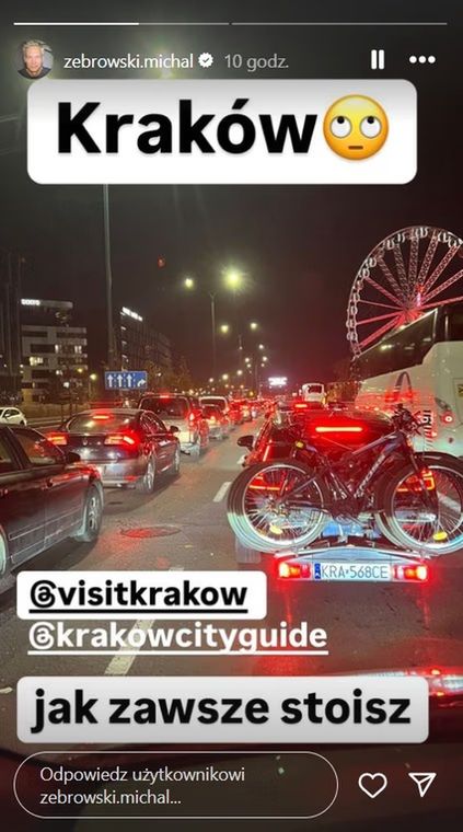 Michał Żebrowski psioczy na Kraków