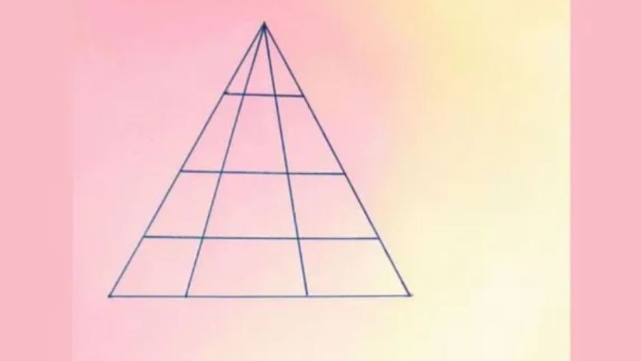 Ile trójkątów widzisz na obrazku? Zagadka wprawiła internautów w zakłopotanie