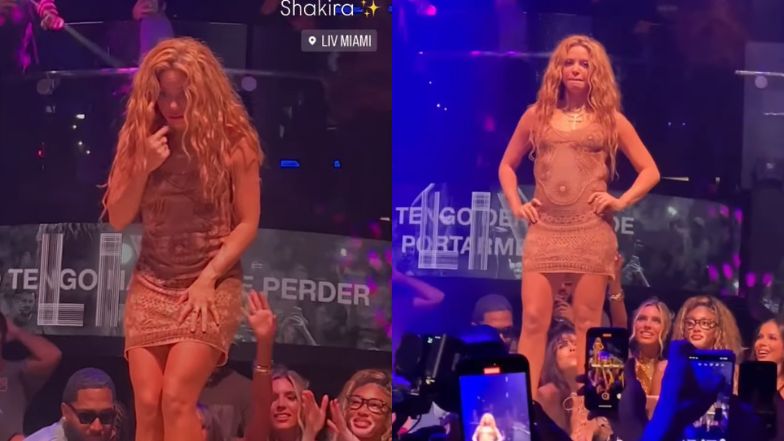 Shakira interrupted her performance in Miami. She was outraged by the behaviour of the fans.