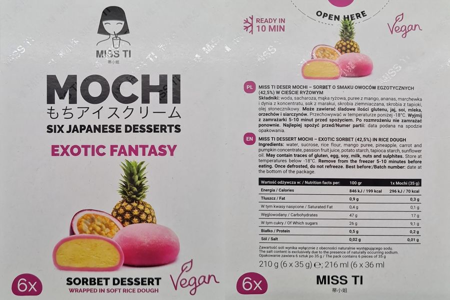 Skład Mochi EXOTIC FANTASY od MISS TI