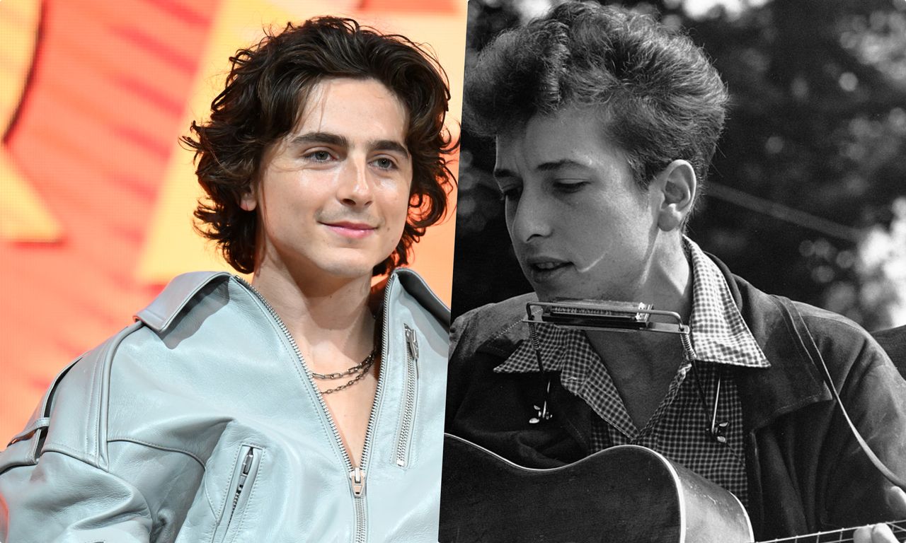 Timothée Chalamet i młody Bob Dylan