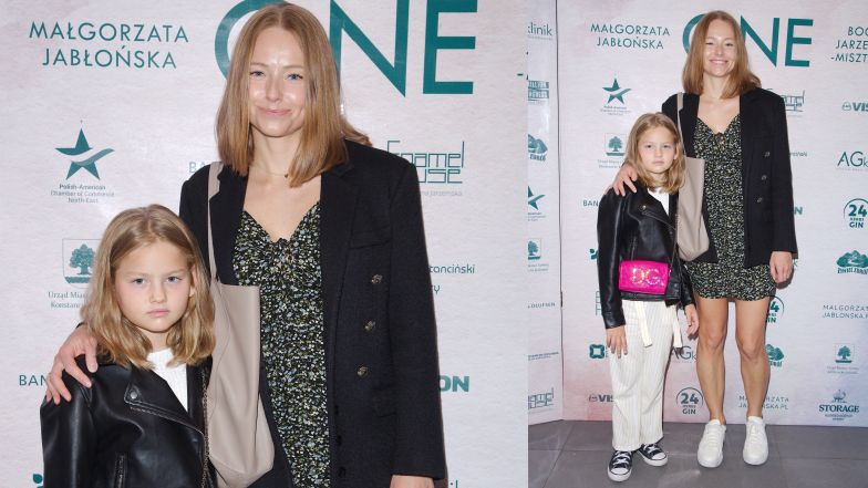 Agata Rubik z córką