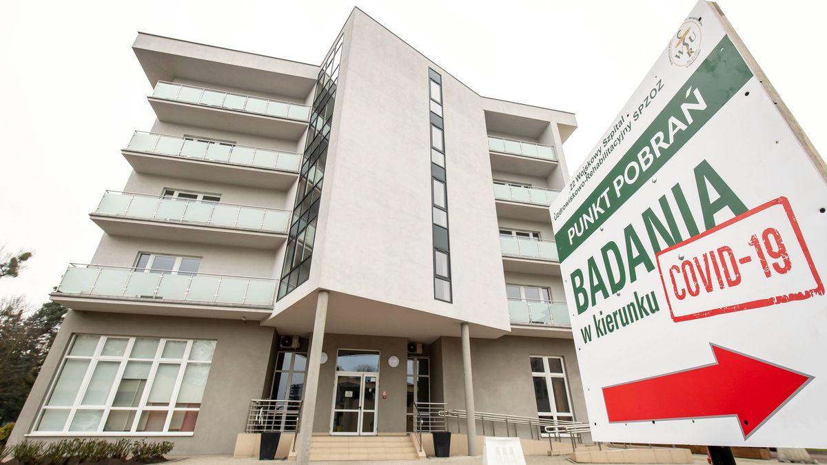 Szpital tymczasowy w Ciechocinku