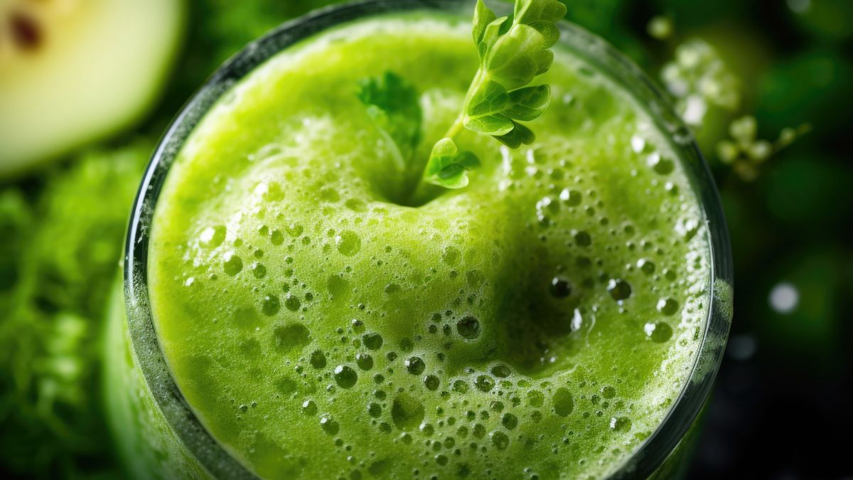 Zielony koktajl, który wspomaga odchudzanie