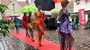Grudziądz: Festiwal Mody na Reja. Choć w strugach deszczu, nastroje dopisywały