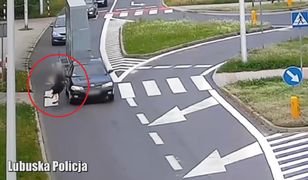 Horror w Zielonej Górze. Dwa potrącenia, wszystko wychwyciła kamera