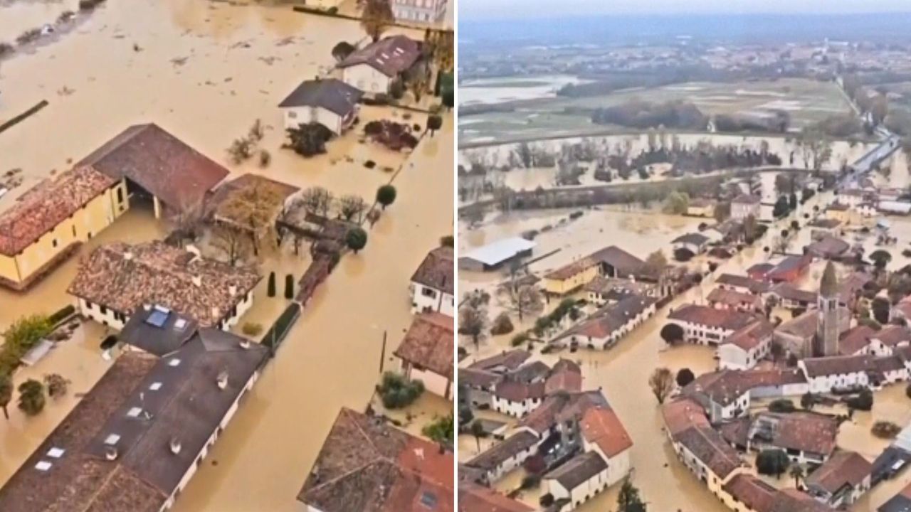 Potężna ulewa we Włoszech. Nagrania po przejściu żywiołu