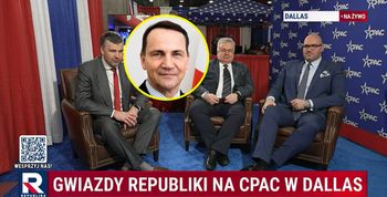 Sikorski zakpił z Republiki. "Jakie media, takie gwiazdy"