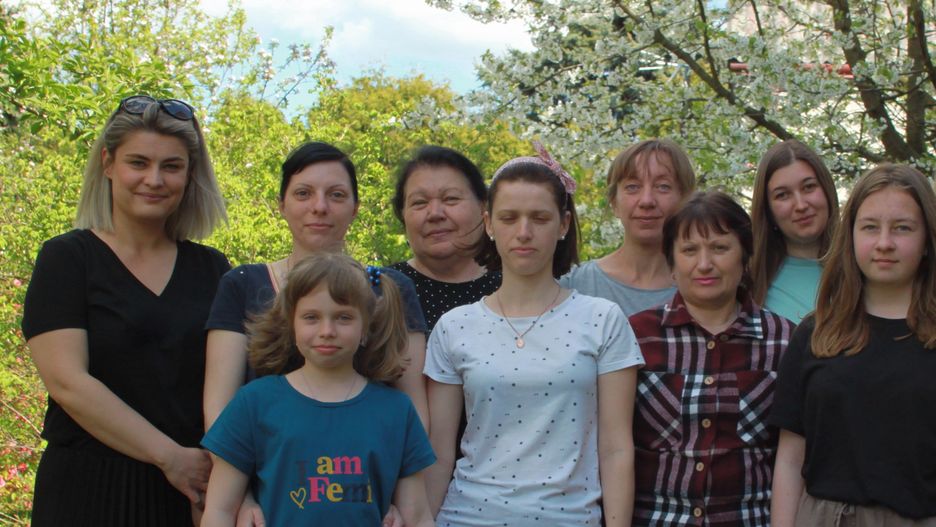 Mieszkanki Domu Samodzielnych Matek z Ukrainy i Agata. Autorki projektu nazywają polską rodziną