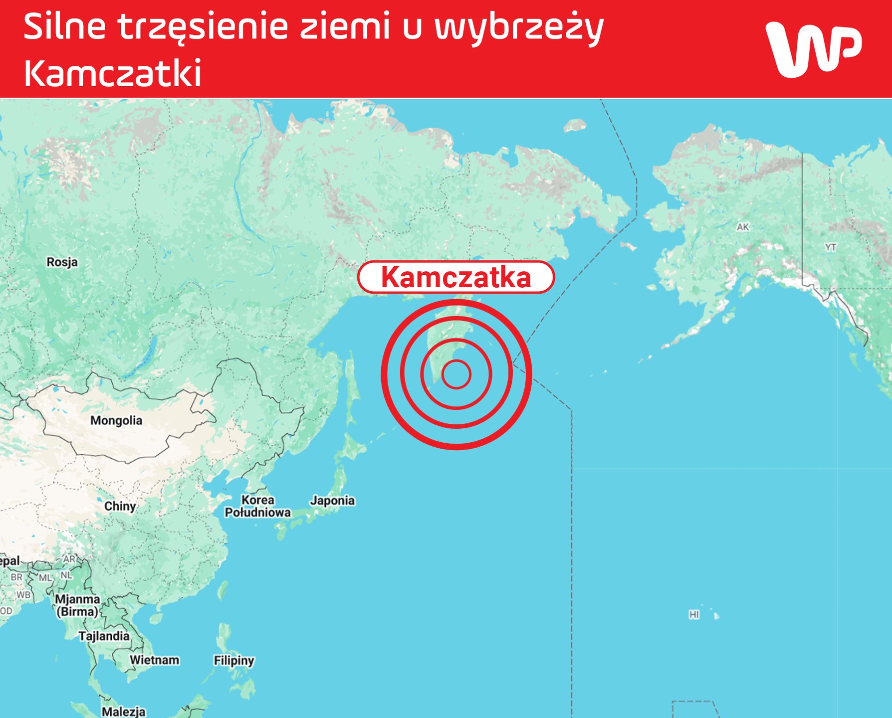 Trzęsienie ziemi na Kamczatce