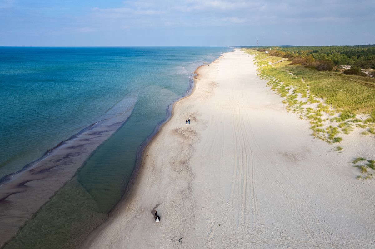 Rajskie plaże Mierzei Kurońskiej