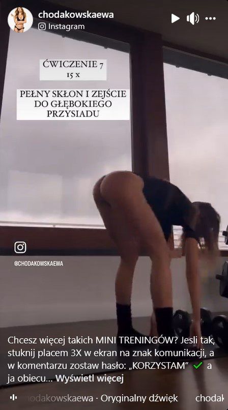 Trening Ewy Chodakowskiej