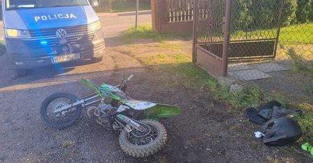 Uciekał na niezarejestrowanym mini crossie. 13-latek zatrzymany