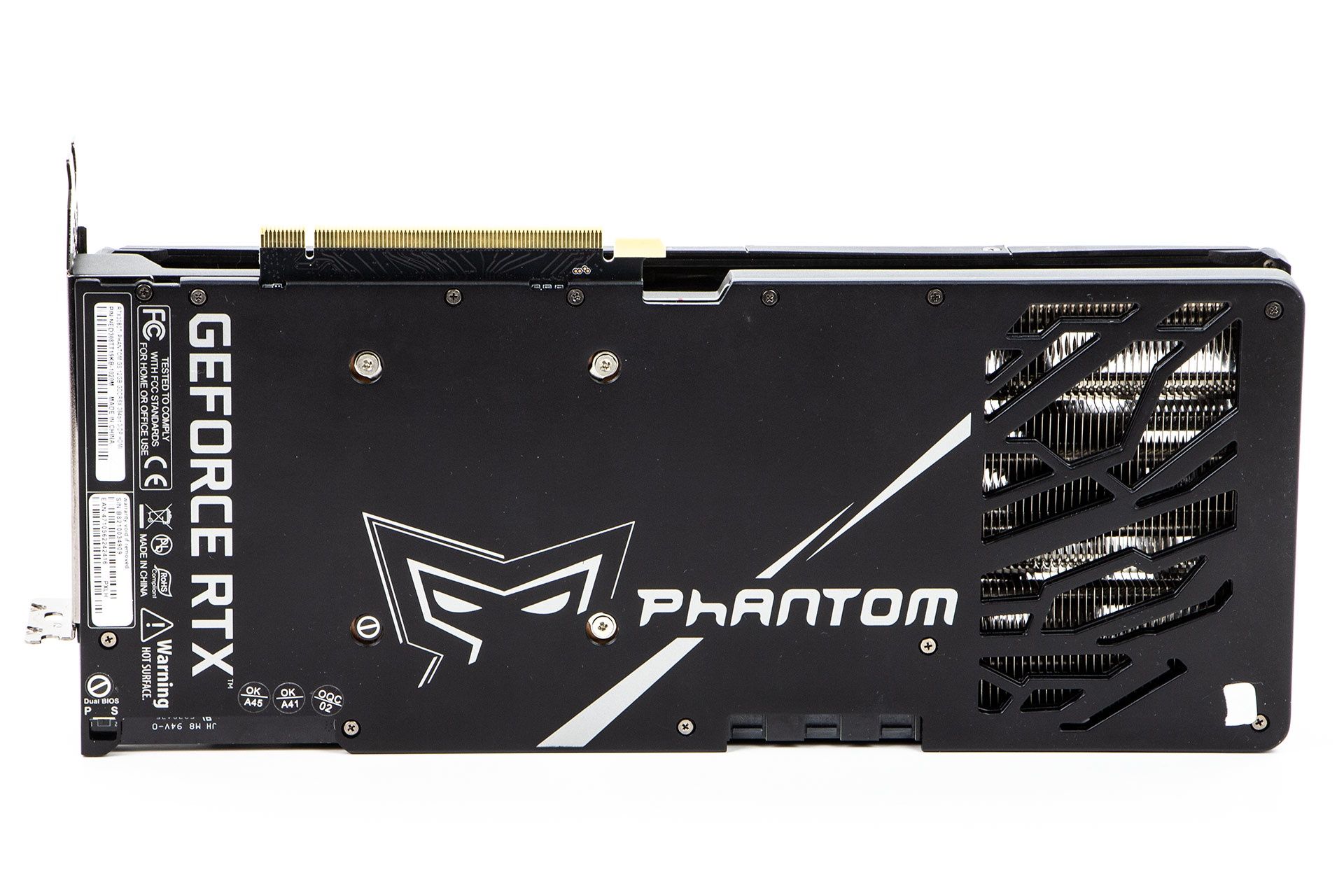 Gainward GeForce RTX 3080 Ti Phantom GS - backplate