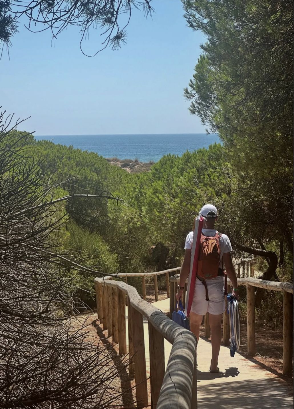 Paweł Oracz na wakacjach