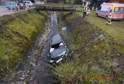 Pijany kierowca wjechał do potoku. Tragiczny finał