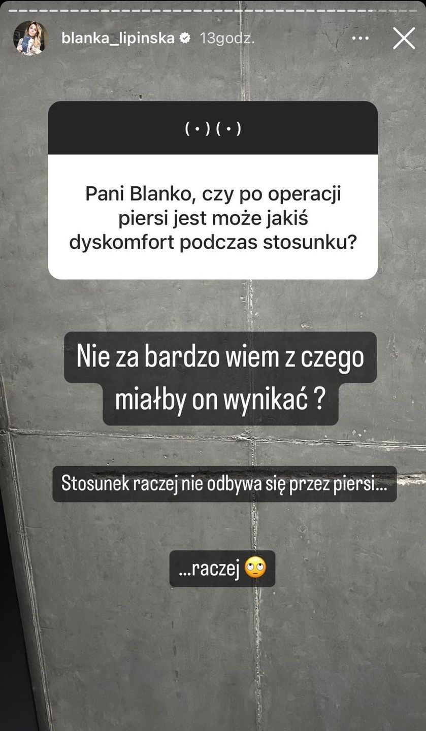 InstaStories Lipińskiej