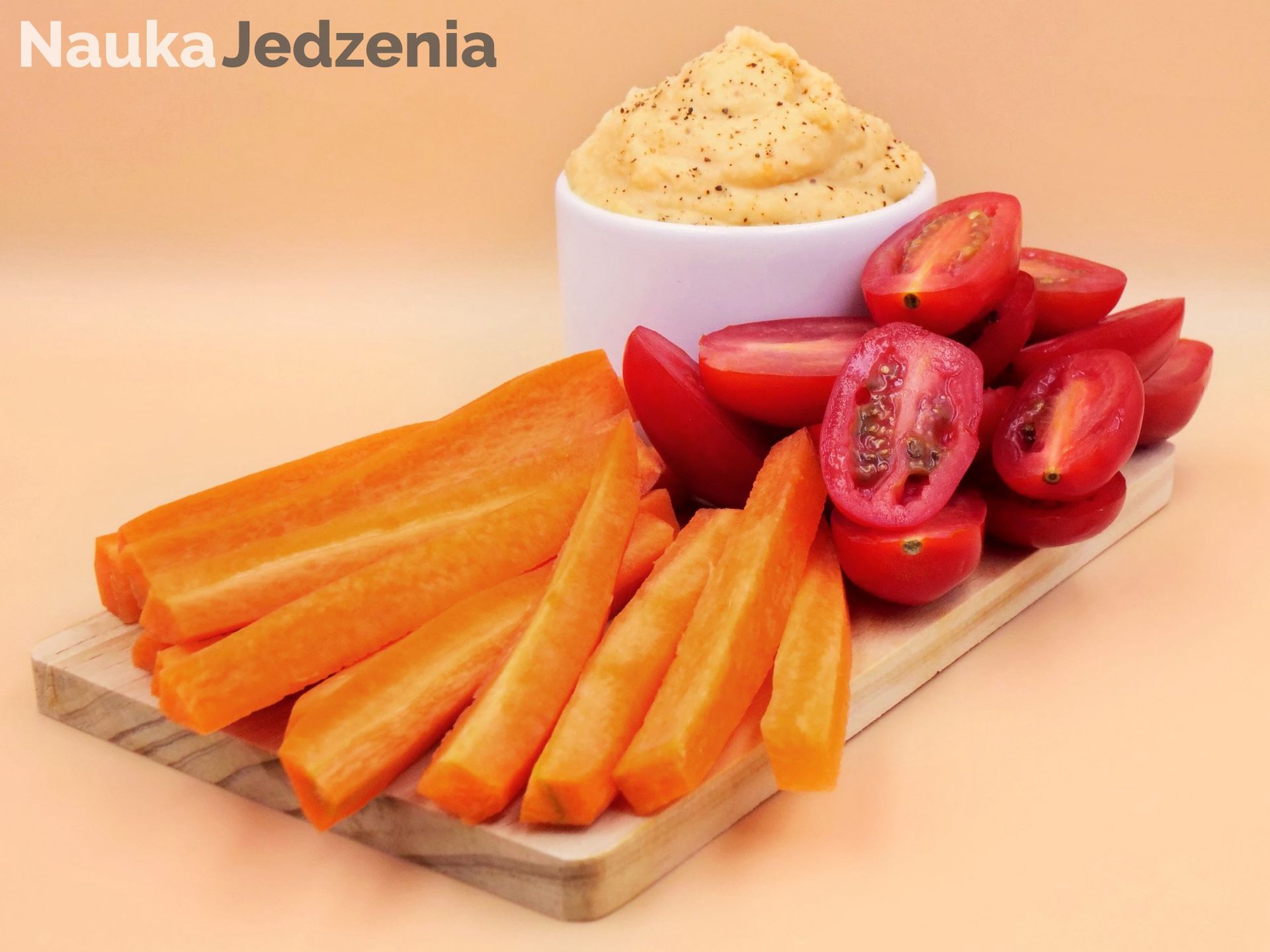 Hummus z warzywami