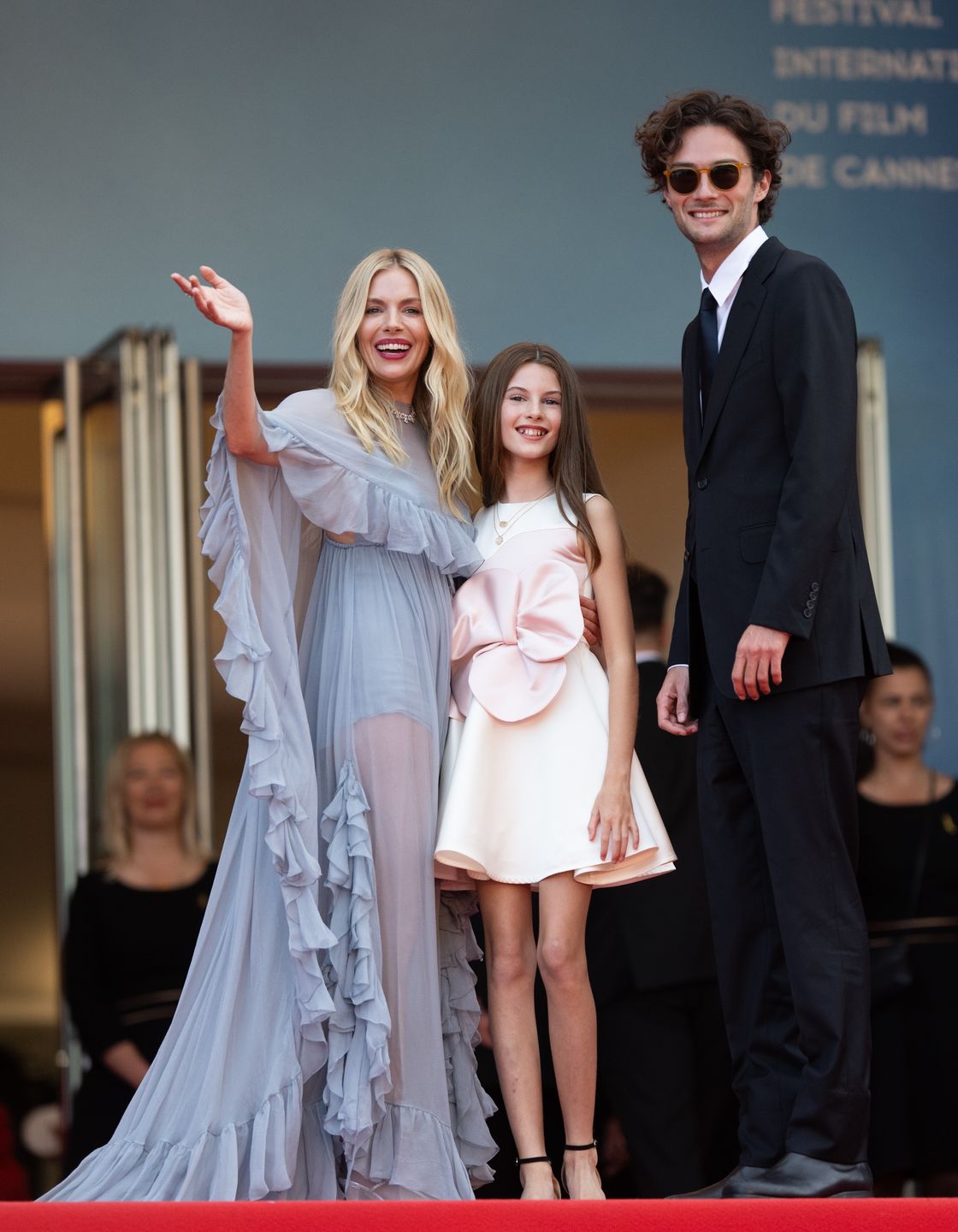 Sienna Miller z córką Marlowe i Oli Green w 2024r.