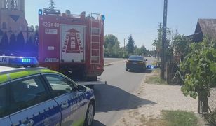 W Uninie BMW potrąciło dwoje dzieci. Jedno zabrano śmigłowcem