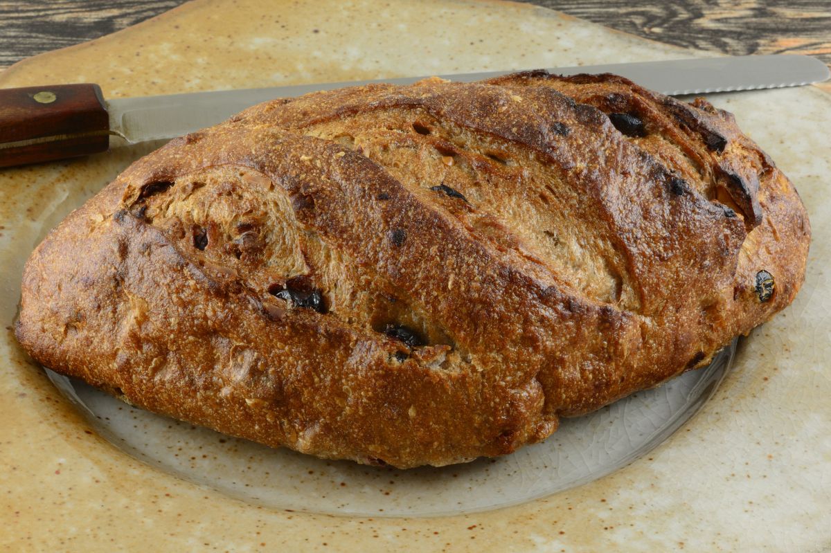 Homemade bread with fruits - Delicacies