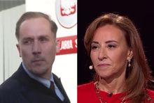 Konrad Berkowicz i Dorota Wysocka-Schnepf, fot. kadry z TVP Info